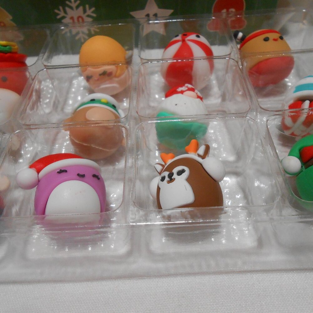 SQUISHMALLOWS MICROMALLOWS 12 PCS CHRISTMAS ADVENT HOLIDAY CALENDAR BOX 🎄👸👦 - Picture 6 of 14